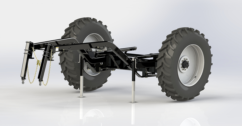 mechanically steerable cart