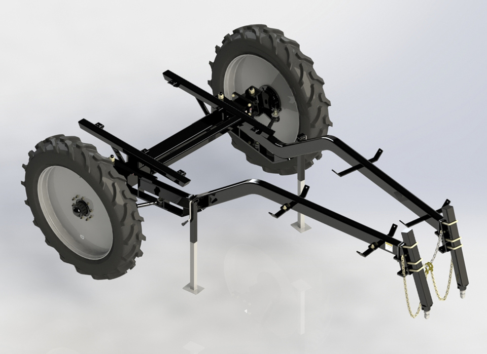 metric cart frame and wheels