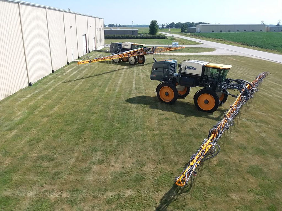 Fortifiers parked in the grass